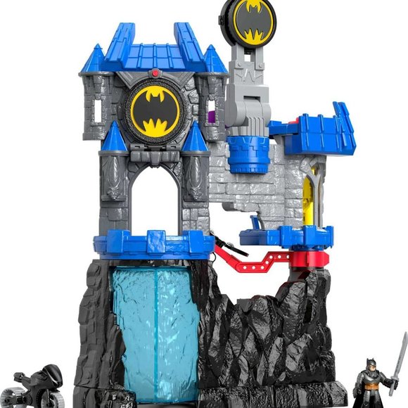 Imaginext DC Super Friends Batman Toy, Wayne Manor Batcave Playset with Batman - Picture 1 of 5